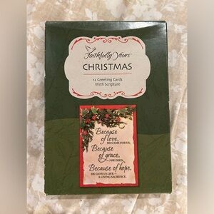 Faithfull the Brand Christmas Greeting Cards - Green and Red